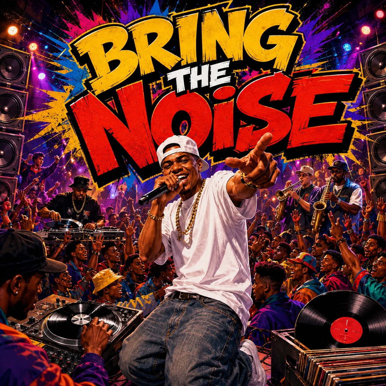 Bring The Noise cover artwork by Carl Thorns