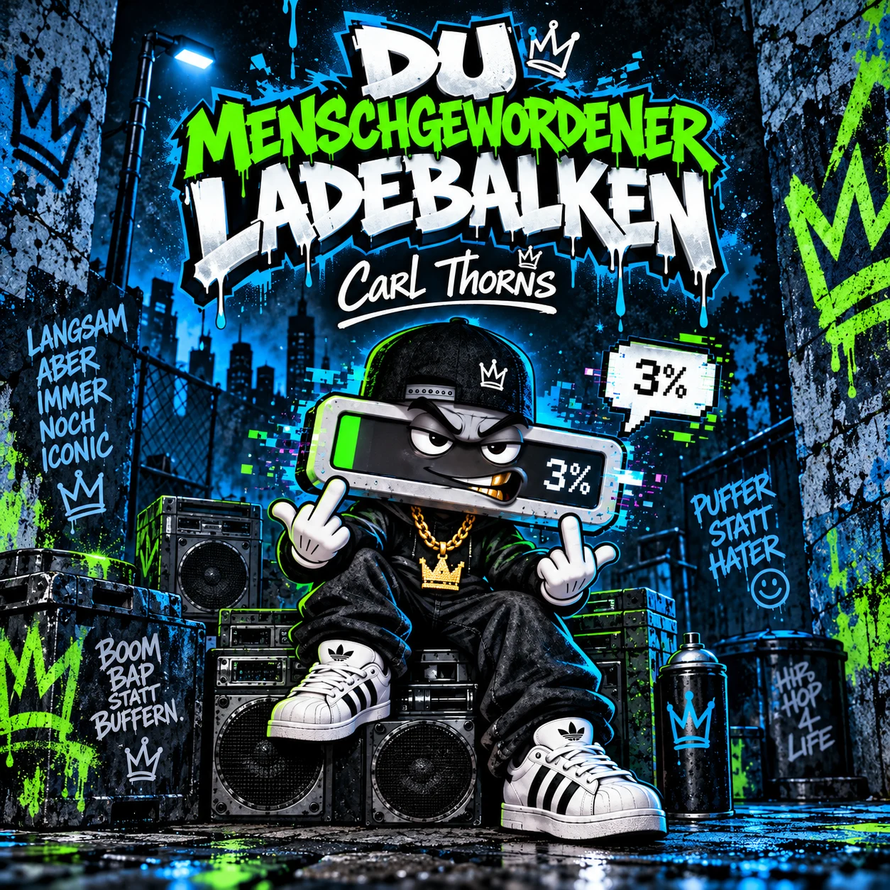 Du menschgewordener Ladebalken cover artwork by Carl Thorns