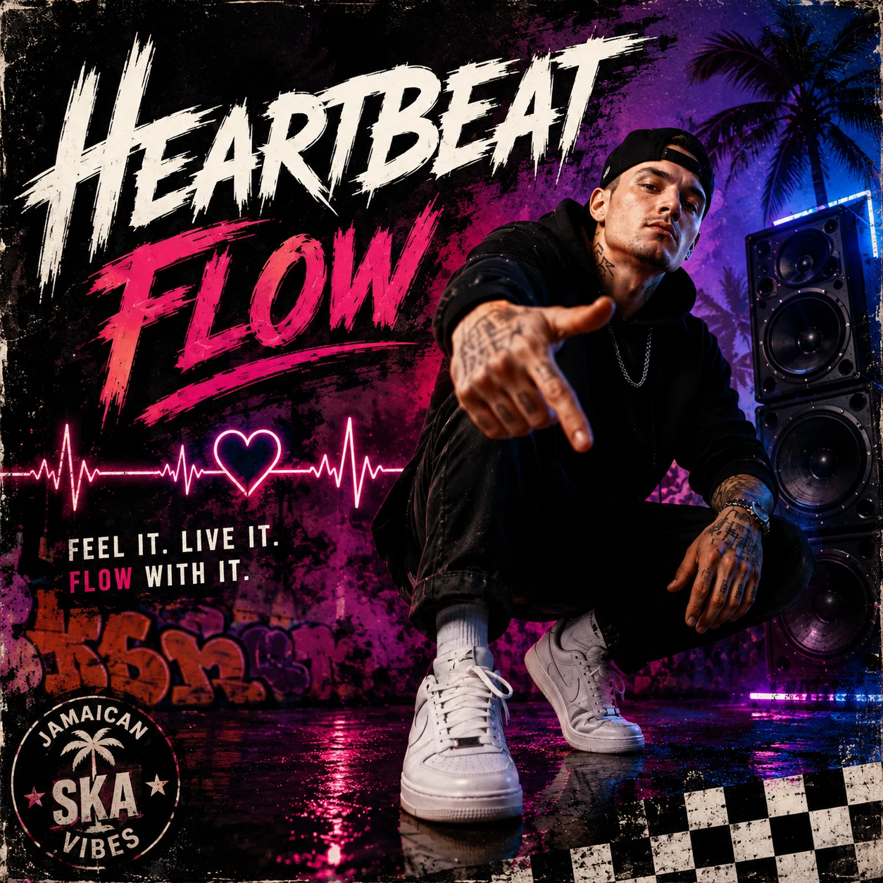 Heartbeat Flow cover artwork by Carl Thorns