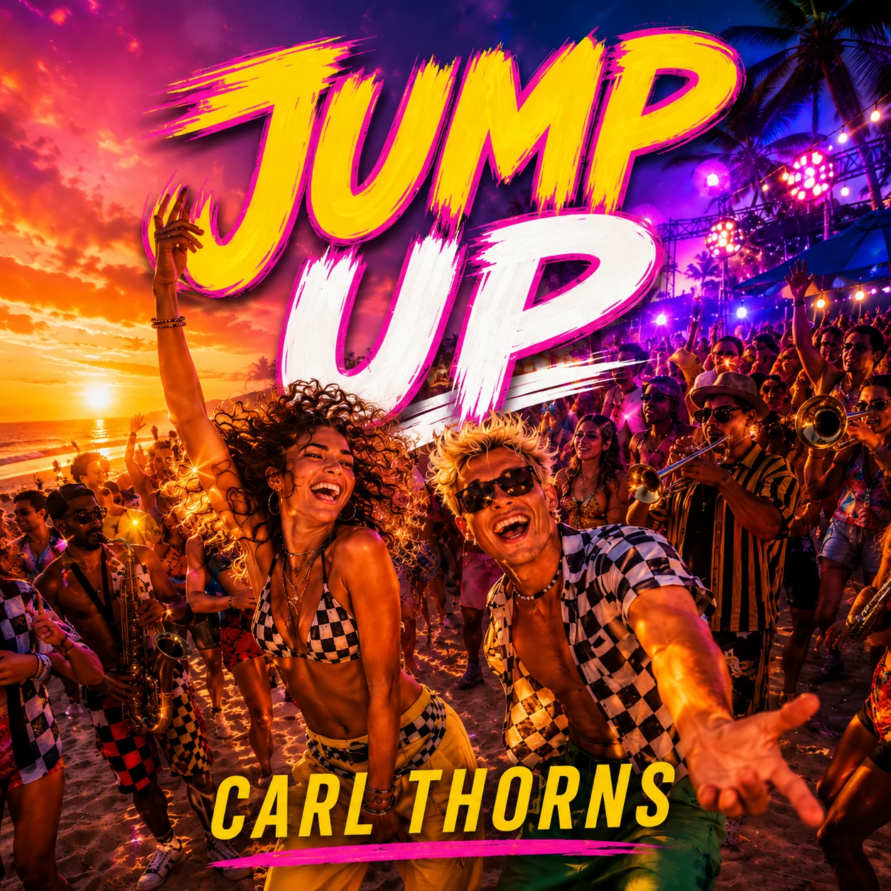 Jump Up cover artwork by Carl Thorns