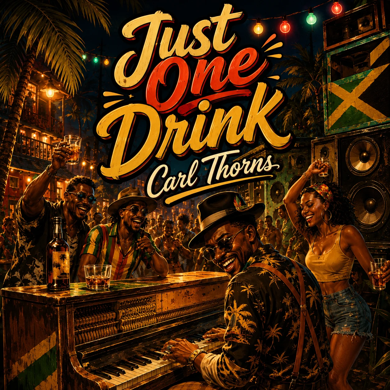 Just One Drink cover artwork by Carl Thorns
