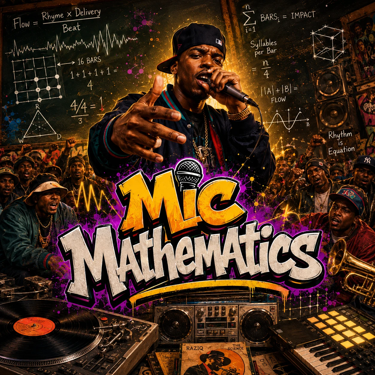 Mic Mathematics cover artwork by Carl Thorns