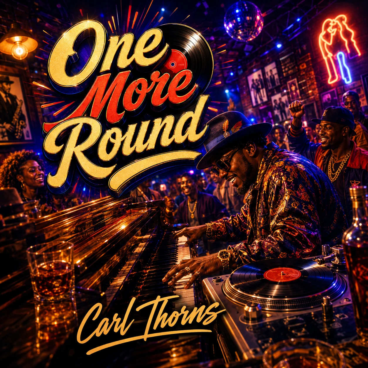 One More Round cover artwork by Carl Thorns