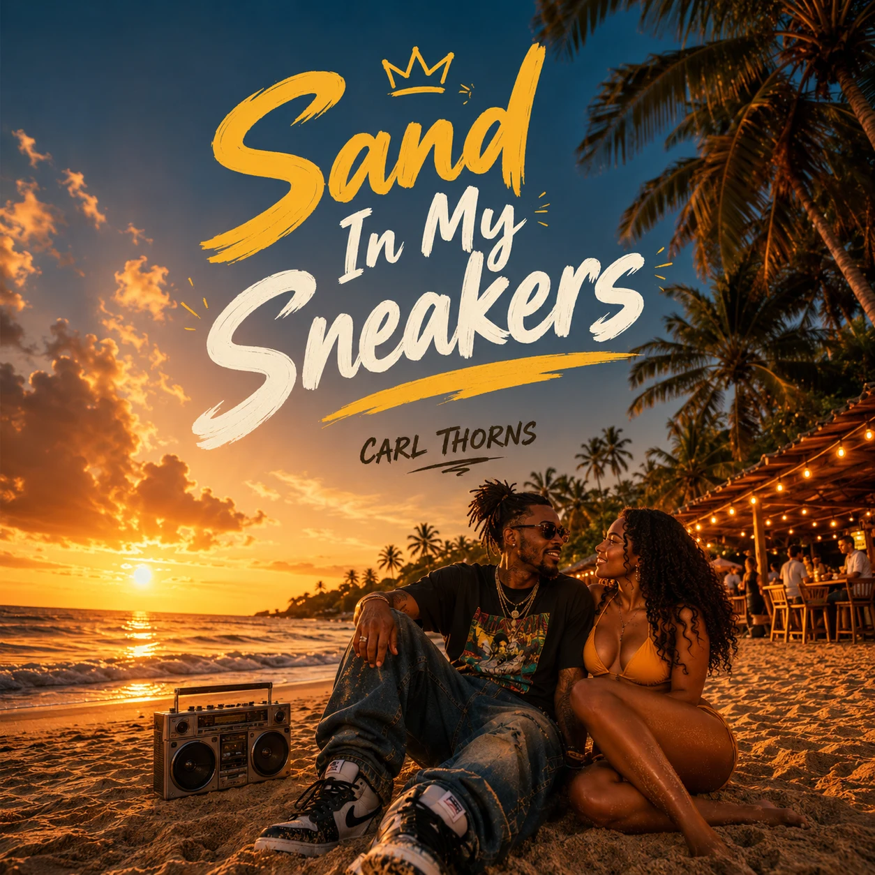 Sand In My Sneakers cover artwork by Carl Thorns